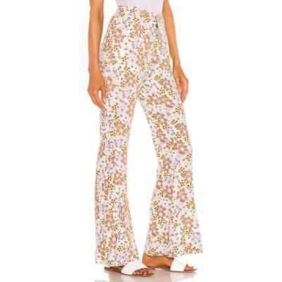 Free PEOPLE Can’t Take My Eyes Off You Flare Pants New Size XS - Picture 6 of 15